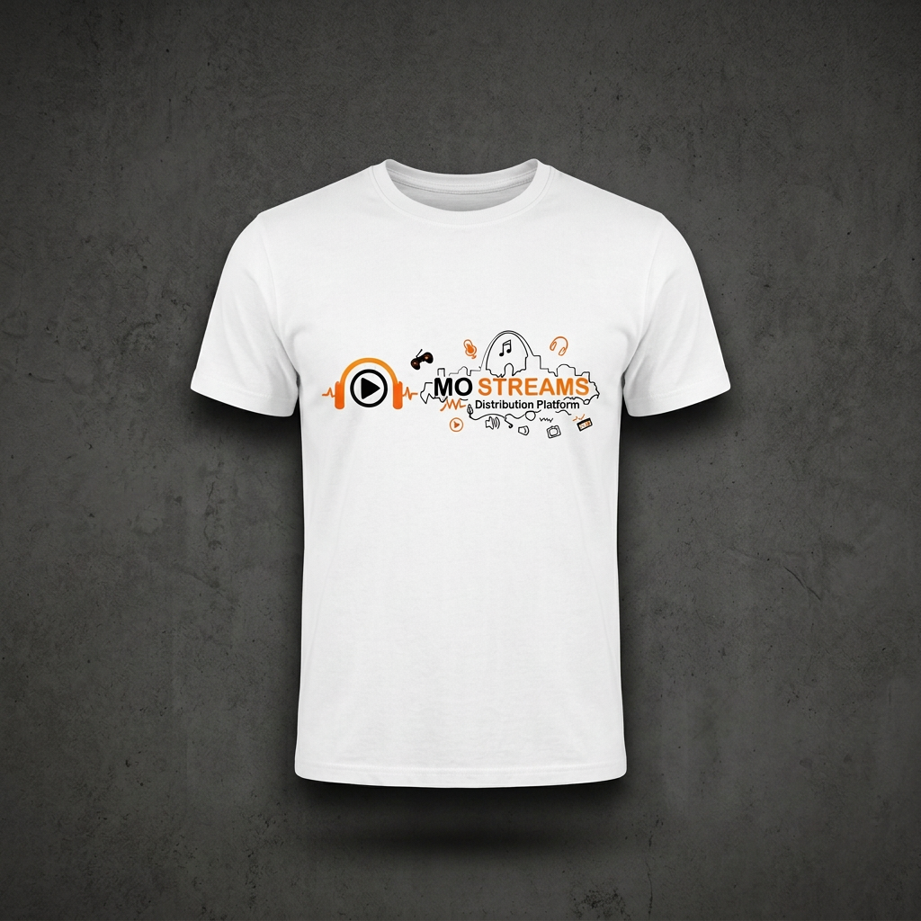 MO STREAMS Signature Tee — White