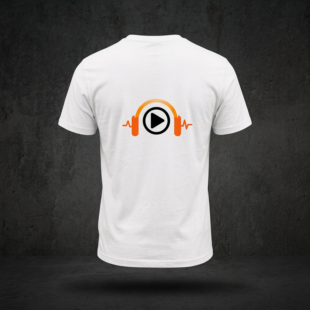 MO STREAMS Soundwave Tee — White