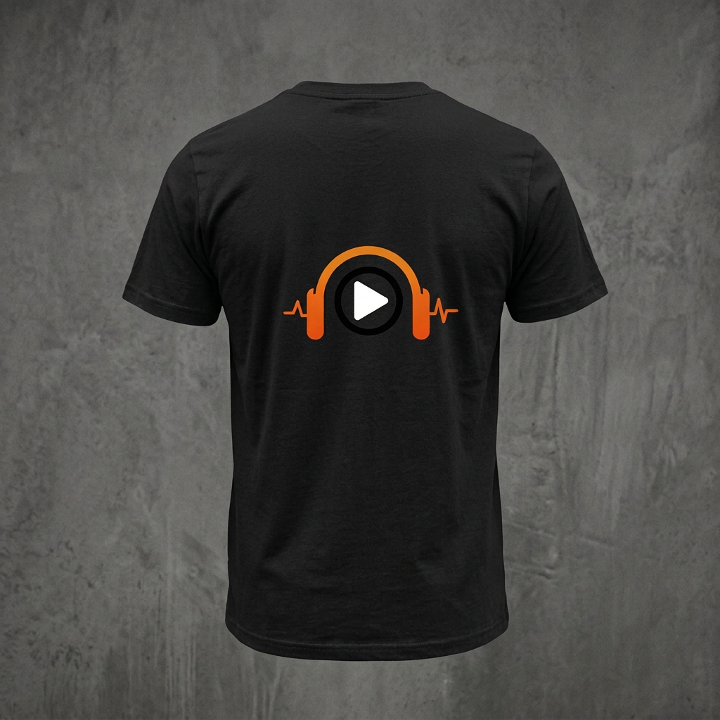 MO STREAMS Soundwave Tee — Black